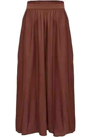ONLY Onlvenedig Paperbag Long Skirt Wvn Noos Gonna, (Henna Henna), 40 (Taglia Produttore: X-Small) Donna