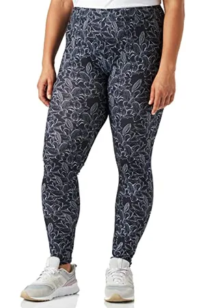 Urban classics Leggings da donna, Leggings, Donna, (Hibiscus Black), S