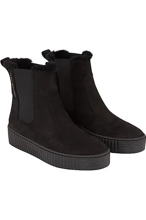 Tommy Hilfiger Essential Chelsea WARMBOOTIE FW0FW07661, Stivale Basso Donna, (Black), 38 EU