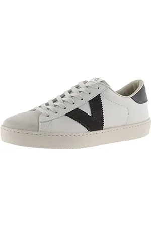victoria Sneaker Unisex Berlin Pelle & Pezzi A Contrasto & Punta in Crosta di Pelle 1126142 per Adulto 38