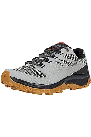 Salomon Outline Gore-Tex, Impermeabile, Uomo, Scarpe da Trekking, Grigio (Frost Gray/Black/Burnt Brick), 40 EU