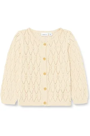 NAME IT NMFFALILLE LS Knit Card Maglione Cardigan, , 98 Ragazze