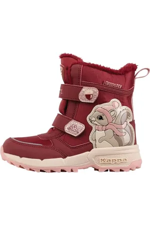 Kappa Flake II Tex K Girls, Stivali, Dk. Red rosé, 32 EU
