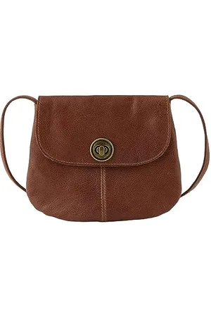 Pieces® Pctotally Large Leather Party Bag Noos, Tracolla Donna, (Root Beer), Talla única