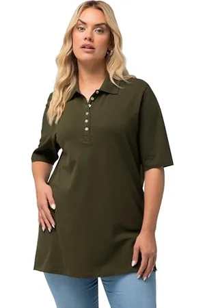 Ulla Popken Polo Basic, , 56/58 IT Donna