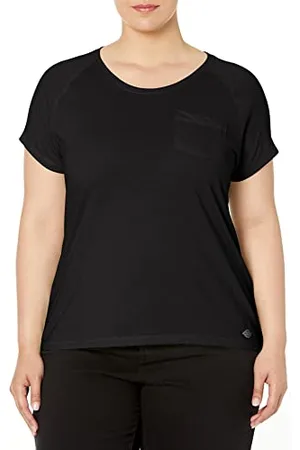 Dickies Short Sleeved Performance T-Shirt, T-shirt Donna, (Black), M