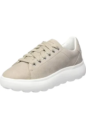 Geox D Spherica Ec4.1 B, Scarpe da Ginnastica Donna, Beige (Sand), 36 EU