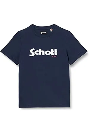 Schott NYC TSLOGOBOY T-Shirt, , 8 Anni Bambina