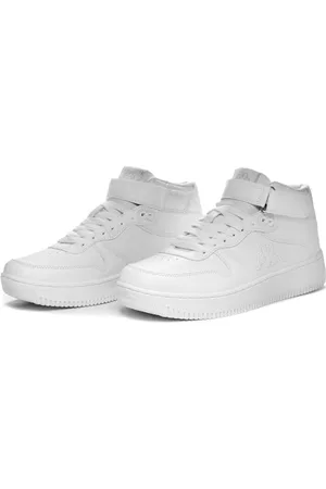 Kappa Sneakers Alta, Unisex, Bianco, Poliuretanica, Walking, Logo MASERTA MD V, Taglia: 39