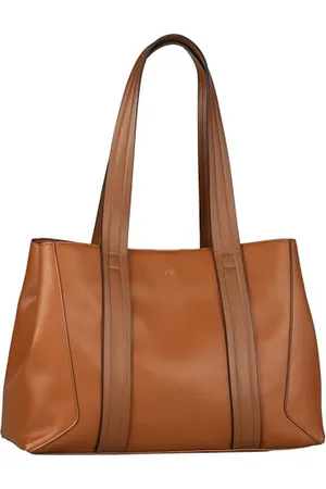TOM TAILOR Bags Manola - Borsa a tracolla da donna, con chiusura lampo, colore: marrone cognac, , Fashion