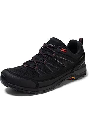 Berghaus Explor Active Gore-Tex Shoe, Scarpe da Arrampicata Basse Uomo, Nero (Black/Red B59), 42.5 EU