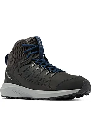 Columbia TRAILSTORM CREST MID WATERPROOF Scarponi Da Trekking Alta impermeabili Uomo, Nero (Shark x Admiral), 40.5 EU