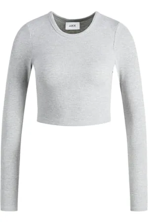 JJXX Jxfeline LS Rib Tee Noos T-Shirt, , M Donna