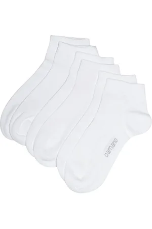 Camano 3723 Calzini per Bambine e Ragazze, Confezione da 3 Pezzii, 23-26, (white 1)