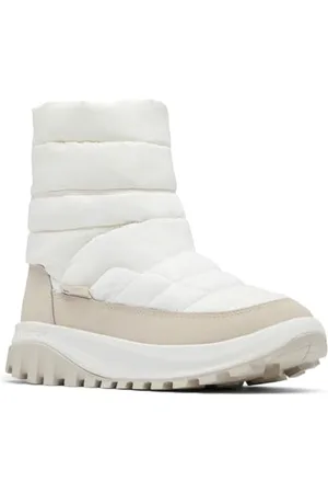 Columbia Snowtrot Mid, Stivali da neve Donna, Sea Salt/Fig , 36 EU