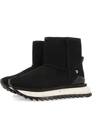 Gioseppo Sneakers Nere a Stivaletto da Donna amqui, Stile Australiano.