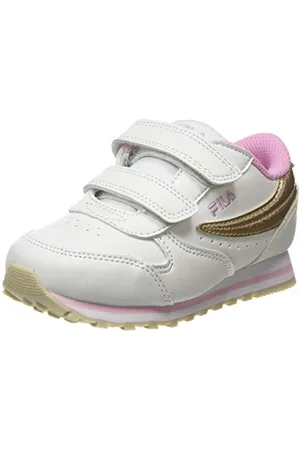Fila Orbit Infants, Scarpe da ginnastica Unisex - Bambini e ragazzi, Bianco (White Gold), 22 EU