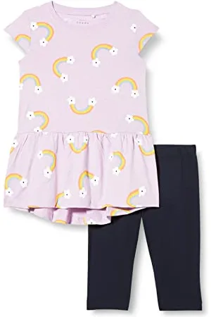 NAME IT NMFVILONE CAPSL Dress Set H1 Vestito, , 122 Bambina