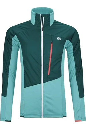 ORTOVOX Westalpen Swisswool Hybr Jkt W Giacca, (Pacific Green), M Donna