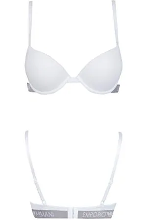 Emporio Armani Push Up Bra Iconic Cotton, Reggiseno Push-Up, Donna, , 32B