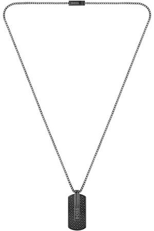 HUGO BOSS Jewelry Collana con Pendente da Uomo Collezione ORLADO con Placcatura in (IP) - 1580356