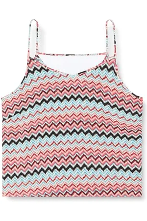 ONLY Onlnova Life Vis Paris - Canottiera Aop, Top con bretelle Donna, , 40