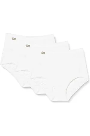 Playtex Slip Cotone Elasticizzato Donna x3, (White), 6XL