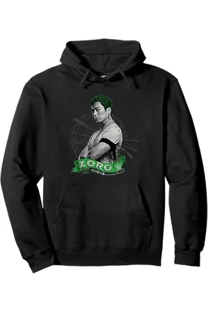 Onepiece Roronoa Zoro Live Action Cappello di Paglia Cacciatore Pirata Felpa con Cappuccio