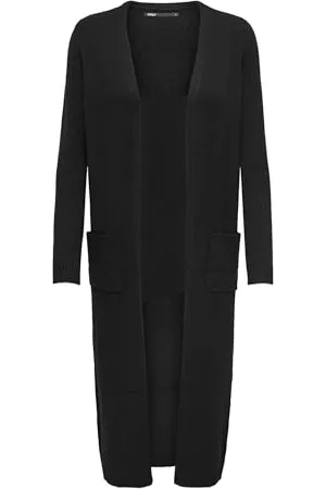 ONLY Onllesly L/S Open Long Cardigan Knt Noos Maglione, , S Donna