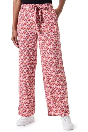 ONLY Onlnova Life Vis Palazzo Pant AOP Pantaloni in Tessuto, Colore: , 46 Donna