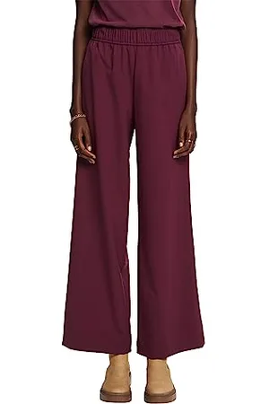 ESPRIT 083eo1b301 Pantaloni, Melanzana, 32W x 32L Donna