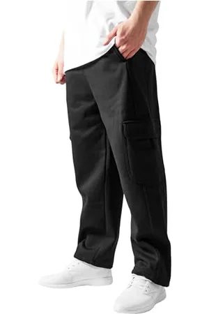 Urban classics Pantaloni da Tuta Uomo in Stile Cargo, Tasche Laterali sulle Cosce, Disponibile in Diversi Colori e Taglie
