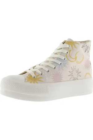 victoria Stivaletto Tribu Tela Soles & Logo Retro & Doppia Piattaforma 1061132 per Donna 38