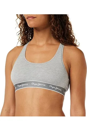 Pepe Jeans Pepe Rb Brlt, Reggiseno Donna, (Grey Marl),L