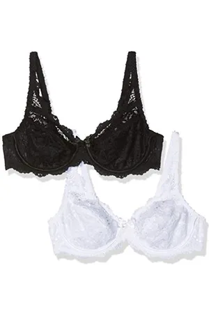 Playtex Reggiseno con Ferretto Flowery Lace Supporto in Pizzo Donna x2, (Multicolor), 75B
