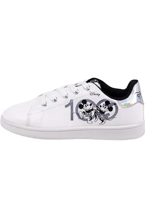 Disney Mickey und Minnie Mouse Sneakers, Sneaker, White, 33 EU