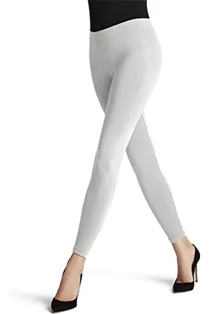 Falke Seamless, Leggings Donna, Sintetico, (Snow 2032), L 44-46 pacco da 1