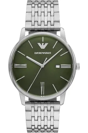 Emporio Armani Orologio Analogico al Quarzo Uomo con Cinturino in Acciaio Inossidabile AR11644