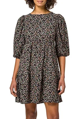ONLY ONLZILLE NAYA 3/4 Short Dress Jrs Noos Vestito, Black, S Donna