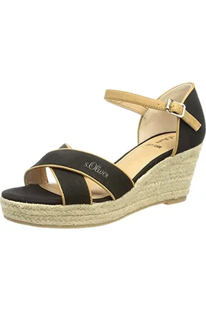 QS by s.Oliver 5-5-28307-26, Sandali con Zeppa Donna, , 40 EU