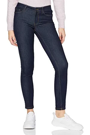 VERO MODA Vmseven Nw S Shape Up Jeans Vi500 Noos, Jeans Slim Donna, (Dark Blue Denim), XS / 32L