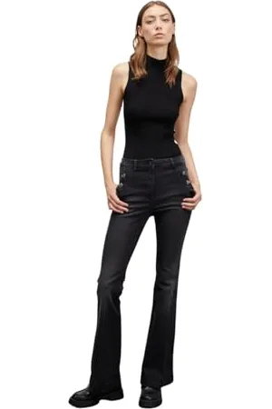 Motivi : Jeans Flare Bottoni . 36 Stagione Autunno Inverno 2024