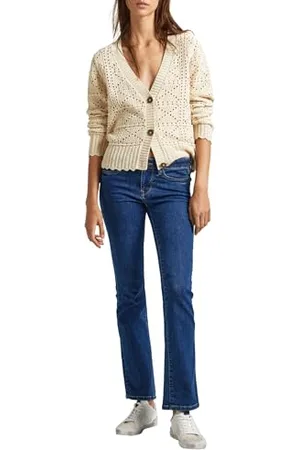 Pepe Jeans Slim Bootcut vita bassa PL204594, Jeans Donna, (Denim-gx7), 28W / 30L