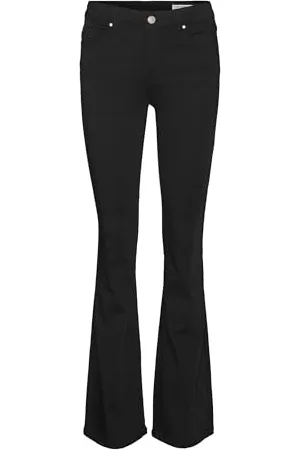 VERO MODA Vmflash Mr Flared Jeans Li140 Ga Noos Zampa, , (XL) W x 30L Donna
