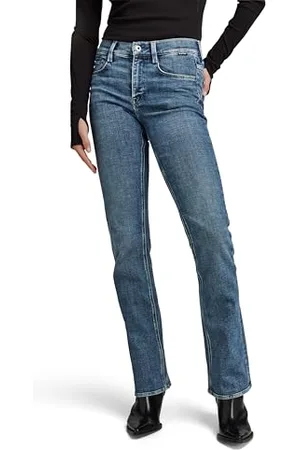 G-Star Donna Noxer Bootcut Jeans, (antique faded orinoco blue D21437-C051-G118), 28W / 30L