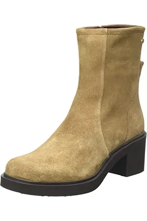 Fred de la Bretoniere Frs1293-Stivale Pelle Scamosciata, Stivale alla Caviglia Donna, , 41 EU