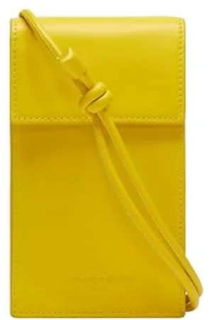 liebeskind SEASONAL NOOS BIKER, Mobile Pouch M, Donna, (lemon biker), M (HxBxT 17cm x10cm x3cm)