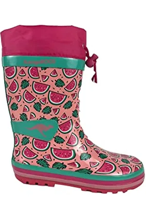 KangaROOS K-summerrain, Stivali in Gomma, Melone Rosa Margherita, 32 EU