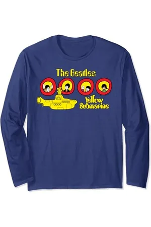 The Beatles Maglietta a maniche lunghe, colore: Giallo Maglia a Manica