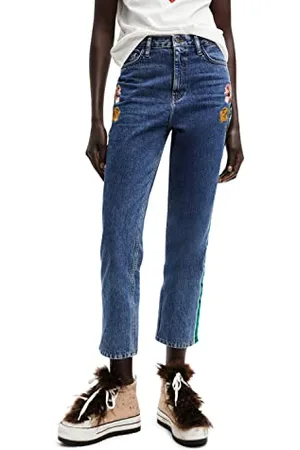 Desigual ALEJAN, 5161 Denim Medium Dark Jeans, , 40 da Donna